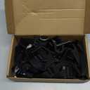 Perfect Curve CapRack | Over-The-Door Hat Organizer for Baseball Caps | 2 Straps, Holds 18-36 Adjustable Caps | Black