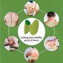 40 Pads Original Herbal Knee Patches,Powerful Temporary Pain Relief - Adhesive Heat Patches for Knee Support and Muscle Pain Relief, Made with Natural Herbs for Knee