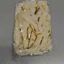 SIMISI RIBBON 24 Pcs Champagne Velvet Bows Christmas Tree Ornaments Vintage Ribbon Bow for Tree Garland Wreath Rustic Crafts Gift Indoor Outdoor Xmas Decorations