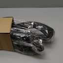 XHRING Car Steering Wheel Cover for Lexus RX RX350 NX NX200T 350 NX300 NX350 is ES ES350 IS250 IS350 IS300 RX450h IS460 250 300 450h LX LS SC UX RC HS GS/GS F CT F Sport Accessories, Black Leather