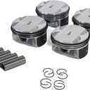 4pcs Engine Piston Rings Kit for Chevy Captiva Cobalt Equinox HHR Impala 2.4L Complete Set Professional Grade Direct Replacement