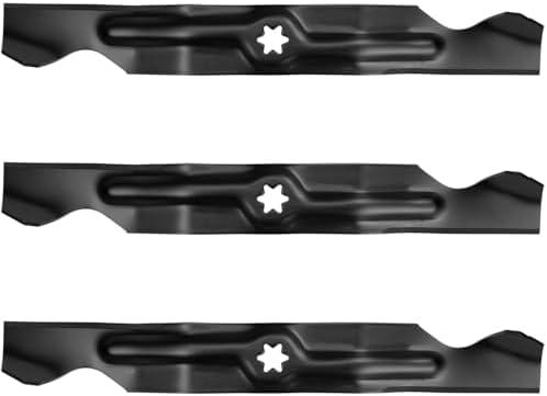 Phynslment 50 inch Mower Blades Replacement for MTD Cub Cadet RZT50 LGT1050 LT1050 LTX1050 LTX1050KW 50'' Deck Lawnmower Replace for 742-04056 942-04056 942-04053C (3 Pack)