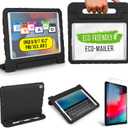 Official Cooper Dynamo iPad 9th Generation Case for Kids fits iPad 10.2, 8th, 7th Gen, Air 3, Pro 10.5 | Rugged, Lightweight, Kids Proof Case with Magic Handle & Stand, Pencil Holder (Licorice Black)