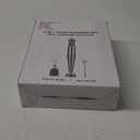 KOIOS Immersion Blender, 1000W Anti-scratch 3-in-1 Hand Blender, Upgraded 12 Speed Stainless Steel Blade Stick Blenders with Turbo Mode, Whisk and Milk Frother, Non-BPA (Silver)