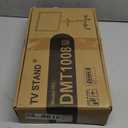 TVON Rolling TV Stand with Mount with Power Outlet for Most 13-50 inch TVs/Screen up to 55 lbs, Height Adjustable TV Floor Stand with Tilting and Rotating, Portrait to Landscap, Max VESA 200x200mm (BLACK)