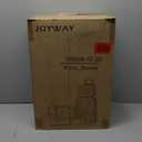 Joyway Luggage 2 Piece, PP Hardside Carry on Suitcase 20 Inch with Double Spinner Wheels, Lightweight Checked Luggage 24 Inch with TSA Lock, Beige Brown