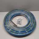 3/4 inch Air Hose 50FT Include 2 Pcs Chicago Connectors, Industrial Compressor Air Hose 100% Rubber, 300 PSI, 50F to 190F Degrees High Strength Polyester Braided Replacement Air Line Kit