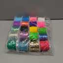 Lanyard String, 20 Rolls Gimp String, Plastic Strings Lacing Cord, Boondoggle Strings Kit 1200 Feet and 52Pcs Keychain Lanyards Accessories for Keychain Crafts, Bracelet with Instruction Box