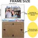 Alaska Gifts Wood Photo Frame Wedding Honeymoon Vacation Gifts for Couple Tabletop Display 4 x 6 Picture Frame Gift for Friends BFF, Alaska Souvenirs Home Office Desk Holiday Decorations -12