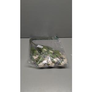 VIERENA 12 Pcs Faux Silk Peony Artificial Flowers for Vase -27", Bulk Fake Peonies Branches with Stems for DIY Bouquet Centerpieces Wedding Fillers Arrangements Shower Decorations (Beige)