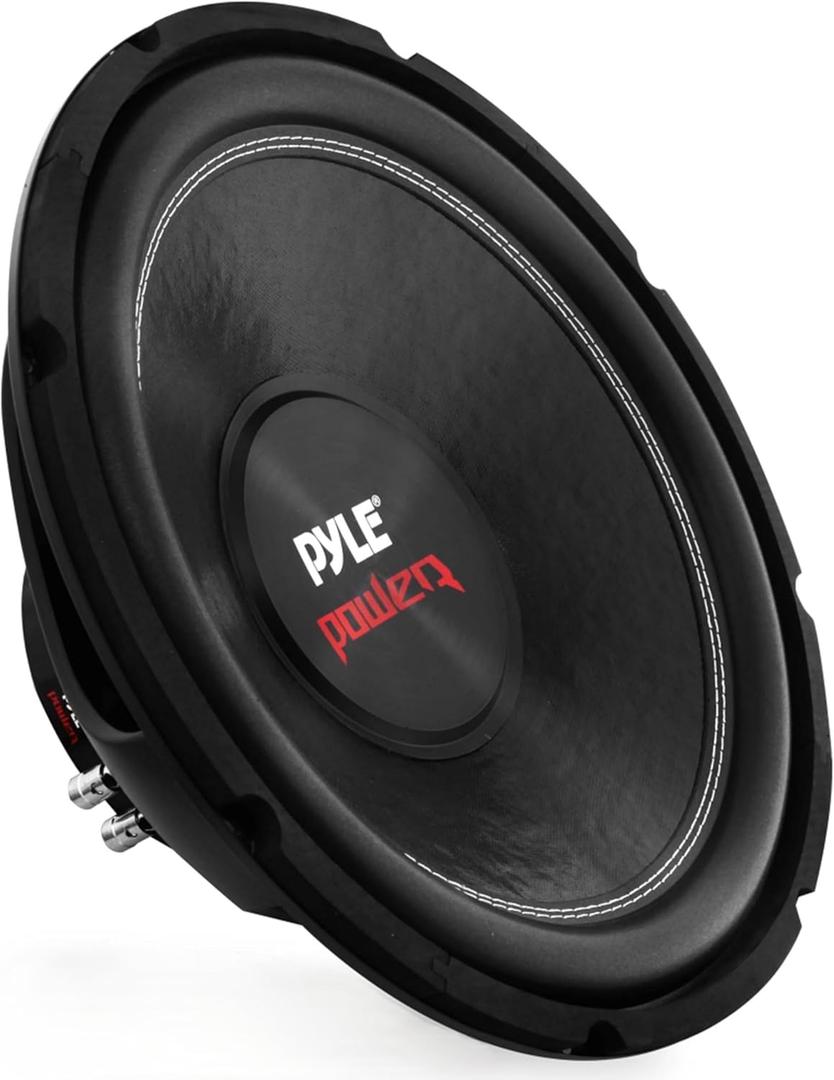 Pyle 8" Car Subwoofer Speaker - 800 Watt Dual 4 Ohm Voice Coil, Treated Foam Surround, Non-Pressed Paper Cone, 60oz Magnet - Powerful Vehicle Audio Bass Woofer for Car Stereo Systems - PLPW8D (Black)