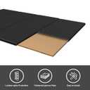 Yarfyk Breathable, Noise Minimizing, Moisture Resistant Bunkie Boards, Queen Size 56x70''
