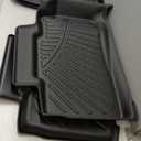 Bucket Seats SANBAN-AXE Floor Mats for Ford F-150 2015-2026 SuperCrew & 2022-2025 F-150 Lightning (No Fold Flat Storage) - Front & Rear TEP All Weather Truck mats