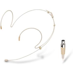 Headset Microphone Double Over Ear Earset Over Ear Headworn Mic Compatible with AKG Wireless System Bodypack Transmitter with 1.2m Cable Windscreen Mini XLR 3 Pin TA3F Plug