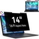 Mao Yeye Magnetic Laptop Privacy Screen 14 Inch 16:9 Aspect Ratio Anti-Glare Blue Light Monitor Protector,Removable 14in Film for Lenovo HP Dell Acer Asus Thinkpad Envy Xps