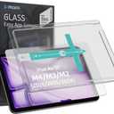Deppa for iPad Air 11-inch M4/M3/M2 (2026/2025/2024, 8th/7th/6th Gen) Screen Protector with Easy Installation Kit Face ID & Apple Pencil Compatible, Anti-Glare, Scratch-Resistant, Full Coverage, HD Clear