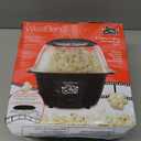 West Bend Stir Crazy Hot Oil Popcorn Popper, Popcorn Maker Machine with Large Serving Bowl Lid and Stirring Rod Perfect for Movie Night Snack Time or Parties, 6-Quart, Black