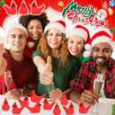 Soulchen 100 Pcs Mini Red Cardinal Bird Figurines for Craft, Tiny Cardinal Decor Small Christmas Ornaments for Gifts Christmas Craft Cake Topper Garden Lawn Home Decor