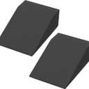 2 Pack Squat Wedge Blocks,Non Slip Professional Squat Ramp for Heel Elevated Squats Calf Raises Platform, Calf Stretcher, Balance, Pushup, Yoga Wrist Support, Pilates, Squat, Riser Block