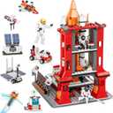 Space Shuttle Rocket Building Kit, 888PCS STEM Toy Block Set for Kids Ages 6+, 11 in 1 Aerospace Construction Toys, Educational Gift for Boys Girls Birthday Christmas