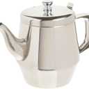 Winco Gooseneck Teapot, 32-Ounce,Stainless Steel,Medium