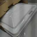 Expert RV Vent Lid Replacements (2-Pack) - Universal Fit for Trailers, Campers & Motorhomes, White Covers with Durable Metal Hinges, Compatible with Jensen, Ventline & Elixir Vents, 14" x 14"
