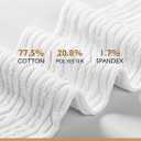 Baby Girls Tights Cable Knit Toddler Leggings Winter Solid Cotton Tights School Stockings 2 Pack 2T-12 Years (White)