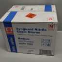 Basic Medical Blue Nitrile Exam Gloves, Latex-Free & Powder-Free Food-Safe House Cleaning Disposable Glove (1000 Pcs), M