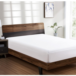 sheets FreshCulture Twin Fitted Sheet - Hotel Quality - Ultra Soft & Breathable - Brushed Microfiber - Deep Pocket - Cooling Fitted Sheet for Twin Size Bed (White)