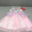 Unicorn Princess Dress Up Clothes for Little Girls  Costume, Jewelry and Headband (7-8 Years)