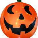 AJY 10 Feet Halloween Inflatable Giant Pumpkin with Build-in LEDs Blow Up Inflatables for Halloween Party Indoor Outdoor Blow Up Decoration Yard Garden Lawn Decorations