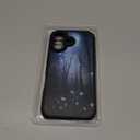 FUNMIKO for iPhone 17 Case Wireless Charging & Military-Grade Protection - Trendy Floral Design for Women Girls, Matte Non-Slip Phone Cover with Shockproof Corners - Glowing Butterflies