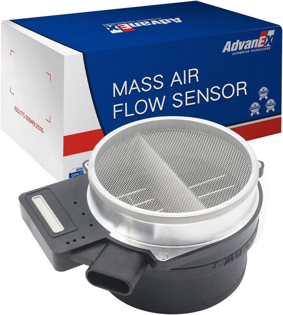 Mass Air Flow Sensor MAF Compatible with Chevrolet Silverado Suburban Escalade Tahoe Yukon 99-07 /Cadillac Rainier Deville Eldorado 00-05 /Pontiac 05-06 Replaces OE 213 4160 25318411 86-8411