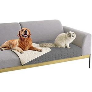 Tcksstex Waterproof and Non-Slip Dog Bed Cover and Pet Blanket Sofa Pet Bed Mat ，car Incontinence Mattress Protectors Furniture Couch Cover for Most Cats Dogs,Pets（30x70-Dark Grey）