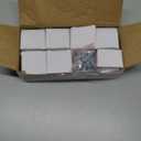 Glass Cabinet Knobs 8 Pack Crystal Vintage Knob for Kitchen Closet Dresser Drawers Cupboard Wardrobe, Clear Cabinets Hardwares Unique Decor Accessories with Screws Washers, Polished Chrome Base