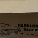 Nilight Headlight Assembly for 2003 2004 2005 2006 2007 Accord Replacement Headlamp Chrome Housing Amber Reflector