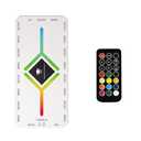 ShakingTank ARGB and PWM Hun, 9 Ports for A-RGB &PWM Case Fan Hub with Controller and SATA Power Input, Magnetic backplane Splitter 5V/3PIN Case Fan Hub Adapter PWM ARGB Fan White