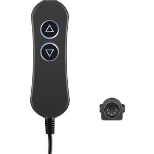 2 Button 5 Pin Prong Hand Control Handset Remote with USB and Backlight for Lift Chairs Power Recliners