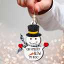 7 x Naughty Christmas Ornaments 2025 - Inappropriate Christmas Ornaments Gag Gifts Funny Adult Exchange Ideas, Adult Ornament for Hanging Decor, Wooden Ornament for Xmas Tree Decor