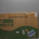 LOOBANI Large Dog Grass Pad with Tray - 35x23in Dog Litter Box with 2 Artificial Grass Patch + 2 Washable Pee Pads - Quickly Absorbency Indoor Outdoor Potty for Patio Balcony Apartment Use