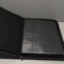 Premium Card Binder 16 Pocket, 1000+ Cards PU Cover Trading Card Binder Side Loading Card Collection Album Holder Folders for MTG, TCG, Game Cards & Sports Cards, Kpop (black)