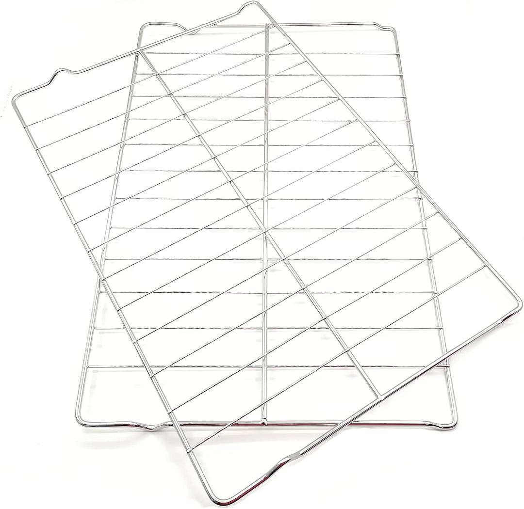 2pk-W11520287 W10268578 W11173792 WPW10268578 Fits for Whirlpool Range Oven Rack 24 1/8”x 15 7/8” Replacement