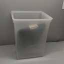 IRIS USA Airtight Dog Food Storage Container, Up to 54 lbs, Attachable Wheels, For Dog Cat Bird and Other Pet Food Storage Bin, Keep Fresh, Translucent Body, Easy Mobility, Black