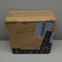 PENGKE Slim Plastic Trash Can,2.7 Gallon Garbage Can with Press Top Lid,Black Modern Waste Basket for Bathroom,Living Room,Office and Kitchen (10L)