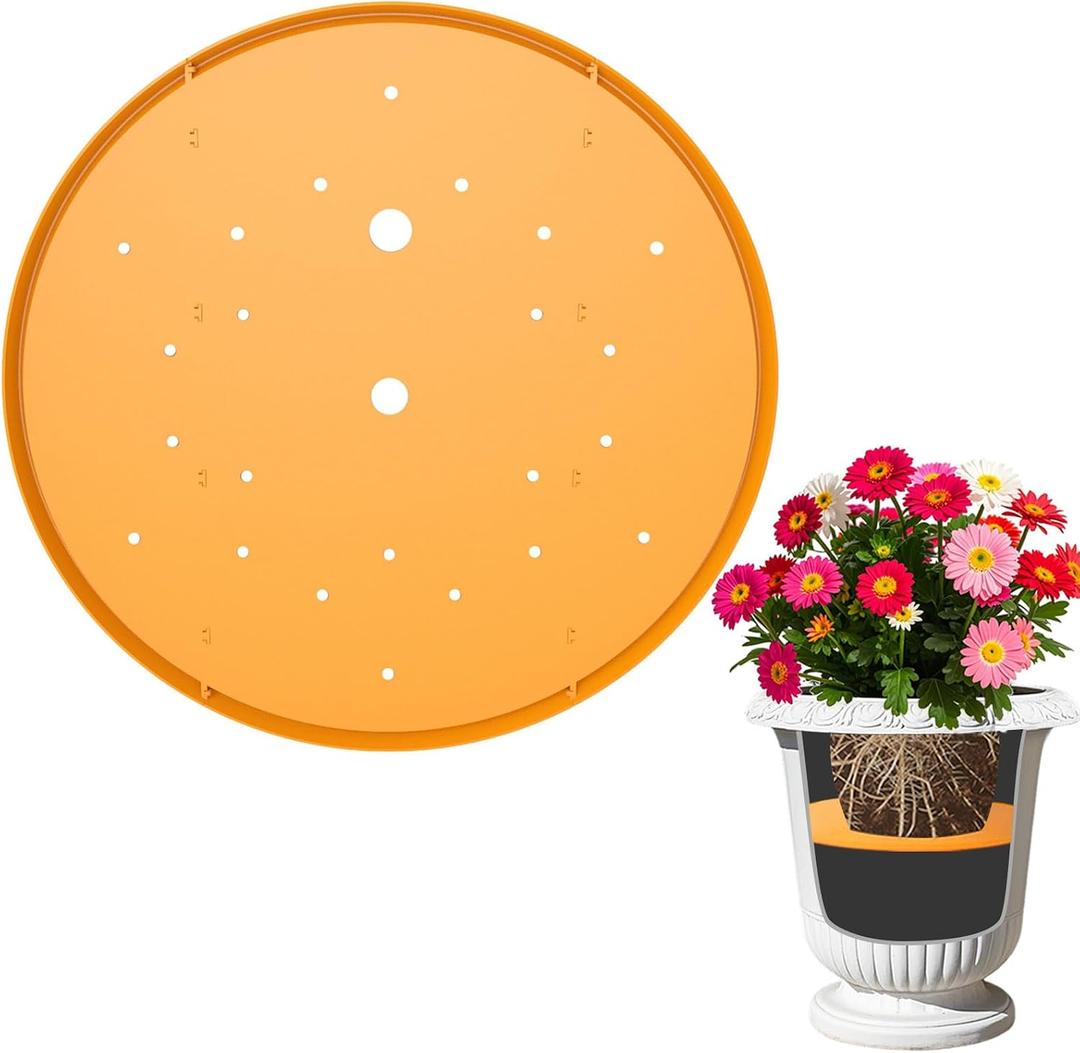 18 inch Round Planter Inserts with Drainage Holes,Flower Pot Filler Insert for Large Round Planters,Planter Fillers for Less Soil Needed Gardening Indoor & Outdoor Use