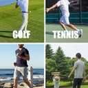 MAGCOMSEN Mens Polo Shirts Dry Fit Golf Shirts Moisture Wicking Athletic Workout Golf Polo Tees Casual Collared Shirt (Red, Large)