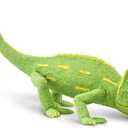 Safari Ltd. Veiled Chameleon Baby Figurine - Detailed 6.75" Plastic Model Figure - Fun Educational Play Toy for Boys, Girls & Kids Ages 18M+