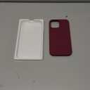 Miracase Designed for iPhone 13 Pro Max Case with Screen Protector, [Soft Anti-Scratch Microfiber Lining], Shockproof Liquid Silicone Rubber Phone Case Cover 6.7 inch(Wine Red)