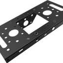Mailboxes Adapter Plate 4X 4 replacment with 7540B-10 Mounting Board Black