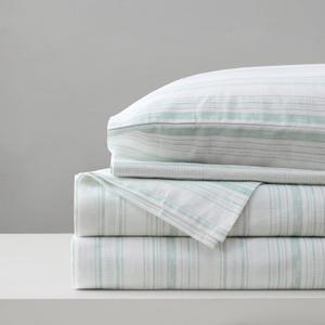 Comfort Spaces 100% Cotton Sheet Set Breathable, Lightweight, Soft with 14" Elastic Pocket Fits up to 16" Mattress, All Season Cozy Bedding, Matching Pillow Case, Full Good Vibes 4 Piece